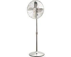 Design Staande Ventilator 60 Watt - Zilver