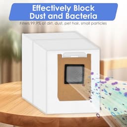 13 stuks Reserveonderdeel accessoires - geschikt voor Eufy Omni E25 - Eufy Omni E28 robotstofzuigers - 1 hoofdborste & 4 stofzakken & 6 zijborstels & 2 rolmops — thumbnail 5