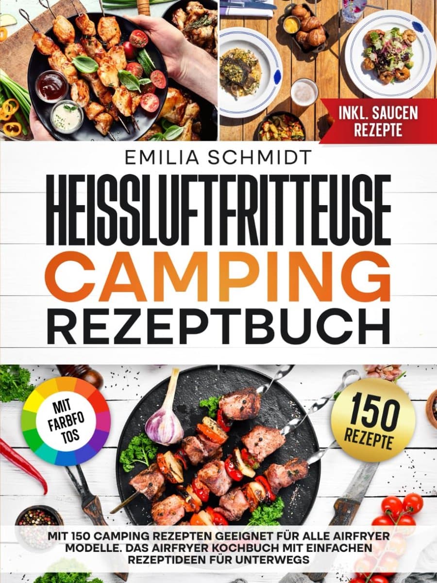 Heißluftfritteuse Camping Rezeptbuch: 150 Rezepten für Ihre Airfryer — afbeelding 1