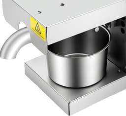 Oliepers Elektrische Olieverdeler RVS Oliepersmachine Voor Thuis Pinda'S Sojabonen Koolzaad Sesamzaad 600W 220V — thumbnail 4