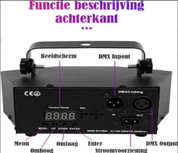 Happyment Disco Lichteffect PRO - Party Laser Lamp - Laser, LED's en Stroboscoop effect - Afstand bestuurbaar, Geluid gestuurd en DMX ondersteuning — thumbnail 2