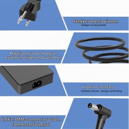 Voeding AC Slim 330 W voor Scar 16 17 18 G18 G634JY G634JZ G733PZ G733PY G733 G733CX G814JZ G814JI G834JY 16 GX6500 PZ GX65. 0 PY A22-330P1A — thumbnail 4