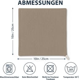 Baby doeken, 8 stuks, 25x25 cm — thumbnail 5