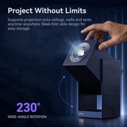 Beamer Draagbaar - 500 ANSI Lumen - 1080P Full HD Resolutie - LCD - Voor Thuisbioscoop En Outdoor — thumbnail 5