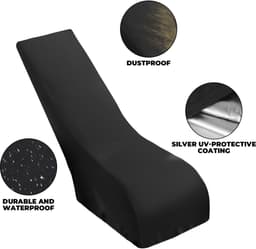 Dailygoods- Grasmaaierhoes Waterdicht - Universeel - Polyester 210D - Weerbestendig - Antislip Koord - Afmetingen 193 x 112 x 64 cm - Tuinmachinehoes — thumbnail 5
