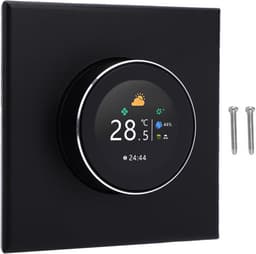 Slimme Thermostaat - Temperatuurregelaar Slimme Knop - Energie Besparen - Kleurendisplay Touchscreen - 16A - Zwart — thumbnail 3