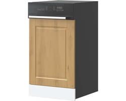 Vaatwasser Paneel - Frontpaneel Vaatwasser - Keuken Integratie - Hout Look Eiken - 45x1.5x67 cm - Eiken
