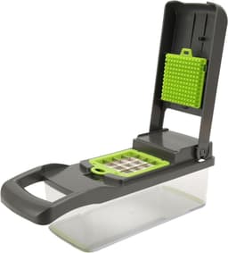 Groentenhakker Multifunctioneel - Keukenmachine Versnipperaar - Snel Ingrediënten Snijden - Volledig Accessoirepakket - 33 x 12 x 12 cm - Groen — thumbnail 4
