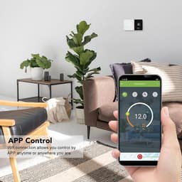 Intelligente Thermostaat - Slimme Regelaar - Comfort Verhoging - Wereldwijde Connectiviteit - 13.6 mm Dikte - Wit — thumbnail 4