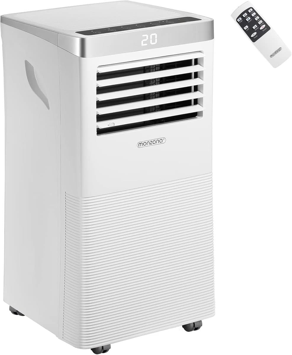 Mobiele Airco - Klimaatregelaar - Ruimte Koelen - 4 Functies in 1 - 7000 BTU - Wit — afbeelding 1