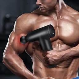 Massagepistool - Spierontspanner Apparaat - Spierherstel Bevorderen - 6 Intensiteitsniveaus - 16 mm Diepte - Zwart — thumbnail 4