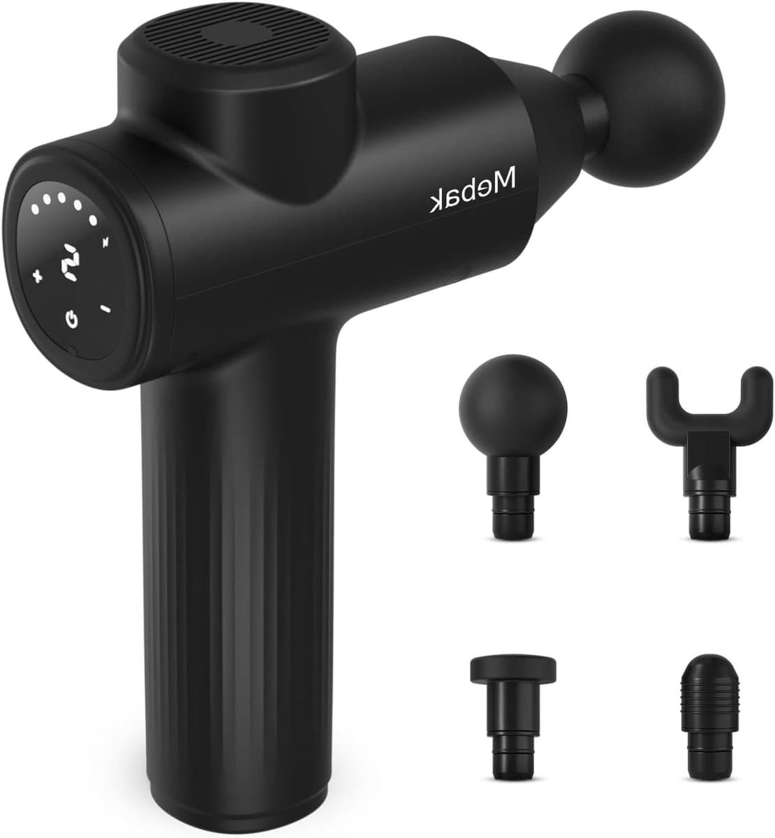 Massagepistool - Spierherstel Gun - Spierontspanning Verlichting - Stille Krachtige Motor - 5 Snelheden - Zwart — afbeelding 1