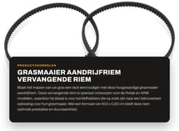 Dailygoods- Aandrijfriem 6,1 meter - Compatibel met Art.8846/8847/8848 - Nylon - 1,6 mm doorsnede - 6 x reservedraadspoel - Grijs - Grasmaaier — thumbnail 1