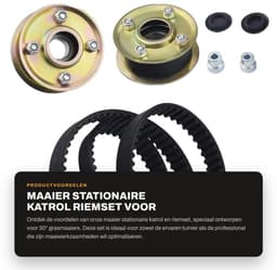 Dailygoods- Maaier Katrol Verbeterde Prestaties - Riemset - Compatibel met Toro - 30" Grasmaaier - Brede Compatibiliteit - Voor TimeMaster/TurfMaster — thumbnail 1