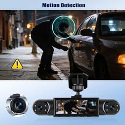 Dashcam - 3,16 inch - Dual lens - Full HD 1080p - Voor Auto's en Vrachtwagens — thumbnail 5
