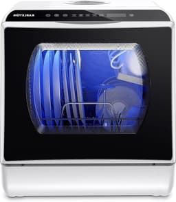 Compacte Vaatwasser - Mini Vaatwasser - Kleine Keukens - Ingebouwd Watertank - 42 cm Breed - Wit — thumbnail 1