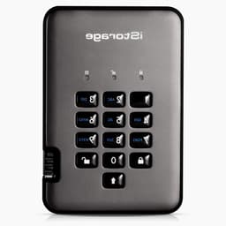 Externe SSD - Veilige dataopslag - Digitale activa beschermen - Wachtwoord beveiligd - 128 GB - Grafiet — thumbnail 1