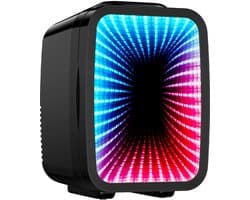 Geargalaxy Minikoelkast - Mini Fridge - Draagbare Koeler - Mini Koelbox - Kleine Koelkast - Mini Cooler - 4L - LED - Zwart