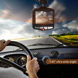 Dashcam Dubbele Lens - Auto Camera DVR - Veilig Rijden - 170 Graden Groothoek - 2.4 Inch Scherm - Zwart — thumbnail 3