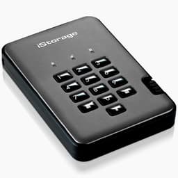 Externe SSD - Draagbare Schijf - Veilige Dataopslag - Wachtwoord Beveiligd - 12 x 8 x 1.5 cm - Grafiet — thumbnail 4