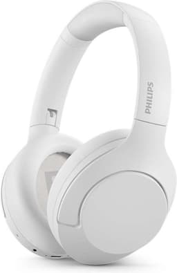 PHILIPS TAH8506WT - Draadloze Ruisonderdrukkende Over-Ear Hoofdtelefoon, Ruisonderdrukking Pro, Draadloze Hoofdtelefoon voor Volwassenen, Met microfoon, Bluetooth, 60 Uur Speeltijd, Lichtgewicht - Wit — thumbnail 1