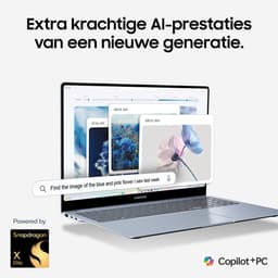 SAMSUNG Galaxy Book4 Edge Blauw- 16 inch - Qualcomm X Elite - 16 GB - 512 GB - Copilot+ PC — thumbnail 4