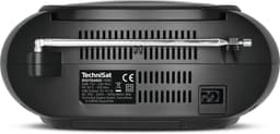 TechniSat DIGITRADIO 1990 - Stereo-boombox met DAB+/FM-radio en CD-speler (Bluetooth-audiostreaming, hoofdtelefoonaansluiting, USB, AUX in, oplaadfunctie, klok, 2 x 1,5 watt uitgangsvermogen) — thumbnail 4