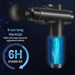 ApexArte® Massage Gun Professioneel - Massage Apparaat - Theragun - Zwart — thumbnail 2