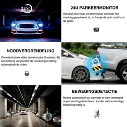 Lexium Dashcam voor auto - Dashcam - Dashcam voor auto voor en achter - Dashcam voor en achter - Dashcam voor en achter draadloos - Dual dashcam — thumbnail 5