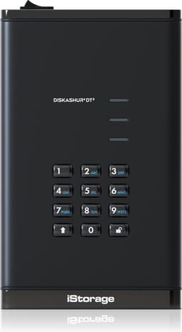 iStorage diskAshur DT3 HDD – externe harde schijf – 18TB – USB – 256-bit – Zwart — thumbnail 1