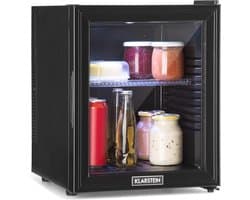 Mini koelkast met glazen deur - 32L compacte koelkast voor kleine huishoudens