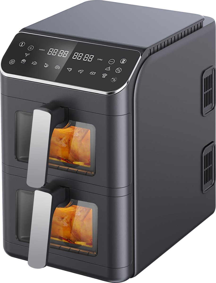 Hetelucht Friteuse Dubbel — afbeelding 1