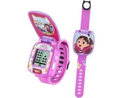 VTech Gabby's Poppenhuis Learning Watch - Educatief Speelgoed - Smartwatch Kinderen - Inclusief 4 Ingebouwde Spellen - Speelgoed vanaf 3 Jaar