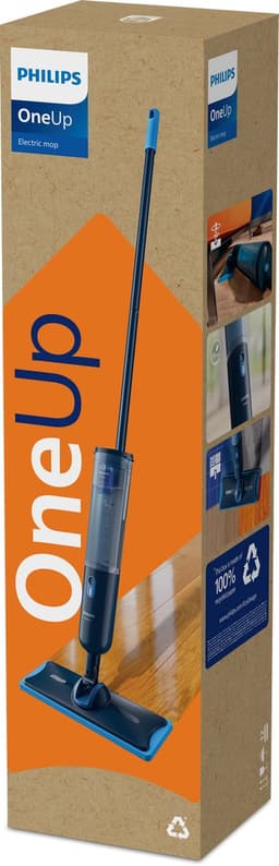 PHILIPS OneUp XV3101/11 Elektrische dweil Blauw inclusief 2 dweildoeken — thumbnail 4