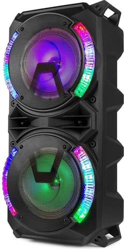 Party speaker Bluetooth - Fenton LIVE280 - 900 Watt - Partybox op accu - karaoke set met 2 microfoons — thumbnail 2