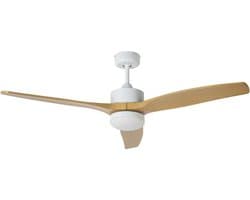 JATA JVTE4232 - plafondventilator met verlichting - afstandsbediening - 132 cm diameter - voor ruimtes tot 25m2 - timer - 6 snelheden