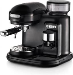 Ariete 1318 Moderna Espressomachine - Pistonmachine - met geïntegreerde koffiemolen - zwart — thumbnail 1