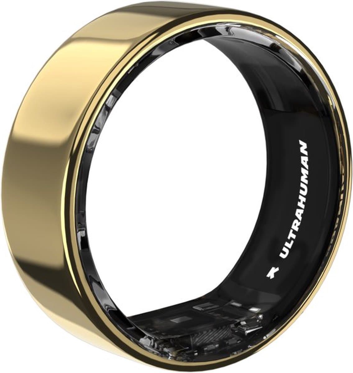 ULTRAHUMAN Ring AIR – Smart Ring | Geen maandabonnement | Bepaal eerst de juiste maat met de Sizing Kit | Slaaptracker - Hartslagmeter - Fitnesstracker – Air Gold – Size 6 — afbeelding 1