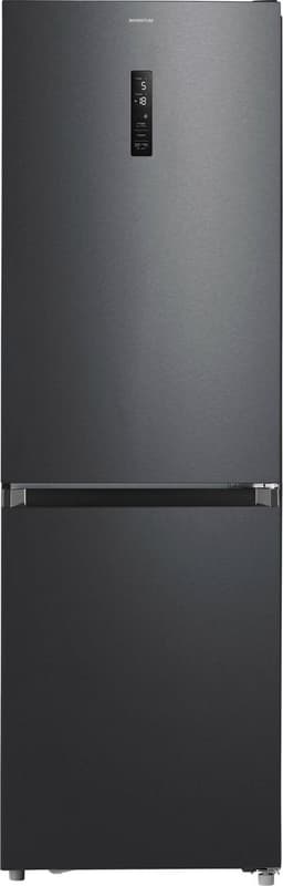 Inventum KV1850B No Frost energiezuinige koel-vriescombinatie - 185 cm hoog - 338 liter - Zeer stil: 35 dB - Superkoelen - Supervriezen - Energielabel C - Vrijstaand - Zwart — thumbnail 1