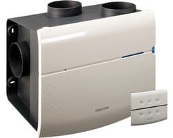 Orcon MVS 15RHBP 520m³/h + vochtsensor + RFT bediening - perilex stekker