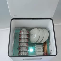 Mini Vaatwasser - Aanrecht Vaatwasser - Snel Afwassen - UV Sterilisatie - 12 Liter - Wit — thumbnail 4