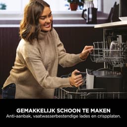 Airfryer Dubbele Bak 9,5L – 6-in-1 Heteluchtfriteuse – 2 Lades – 2470W – Vaatwasserbestendig — thumbnail 5