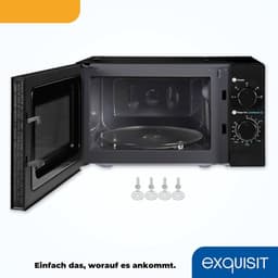 Magnetron - Oven Apparaat - Eten Opwarmen - 5 Vermogensstanden - 20 Liter - Zwart — thumbnail 2
