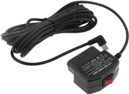 Mini USB-stroomadapter, oplaadkabel, OBD-stroomkabel voor dashcam, stroomkabel voor parkeermonitor met schakelaar, 24-uurs bewaking voor auto-dashcam, GPS DVR, 12V-24V universeel — thumbnail 1