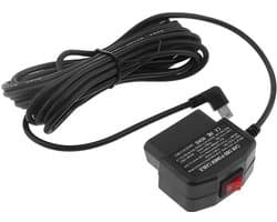 Mini USB-stroomadapter, oplaadkabel, OBD-stroomkabel voor dashcam, stroomkabel voor parkeermonitor met schakelaar, 24-uurs bewaking voor auto-dashcam, GPS DVR, 12V-24V universeel