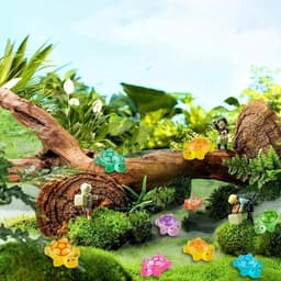 100 stuks Gloeiende Schildpadden Mini Figuren - Hars Poppenhuis Miniaturen voor Sprookjestuin — thumbnail 3