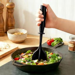Vlees Hakker - Keuken Gadget - Maaltijd Bereiden - 6 Gebogen Bladen - 268 cm - Zwart — thumbnail 2