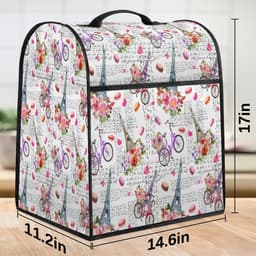 Mixer Deksel - Apparaat Beschermhoes - Keuken Organisatie - Met Opbergvakken - 43 x 37 x 28.5 cm - Multicolor — thumbnail 2