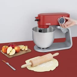 Keukenmachine - Mixer Standmixer - Bakken en Koken - Krachtige Motor - 5 Liter - Mat Rood — thumbnail 2