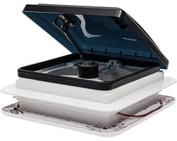 NordHaus Caravan Dakventilator 12V - RV Ventilator - Camper Dakraam Ventilator - Krachtige Luchtcirculatie - 280x280 mm Wit